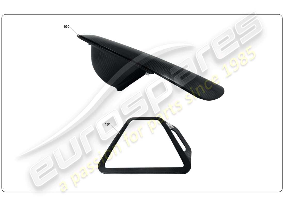 a part diagram from the lamborghini super trofeo (2009-2014) parts catalogue