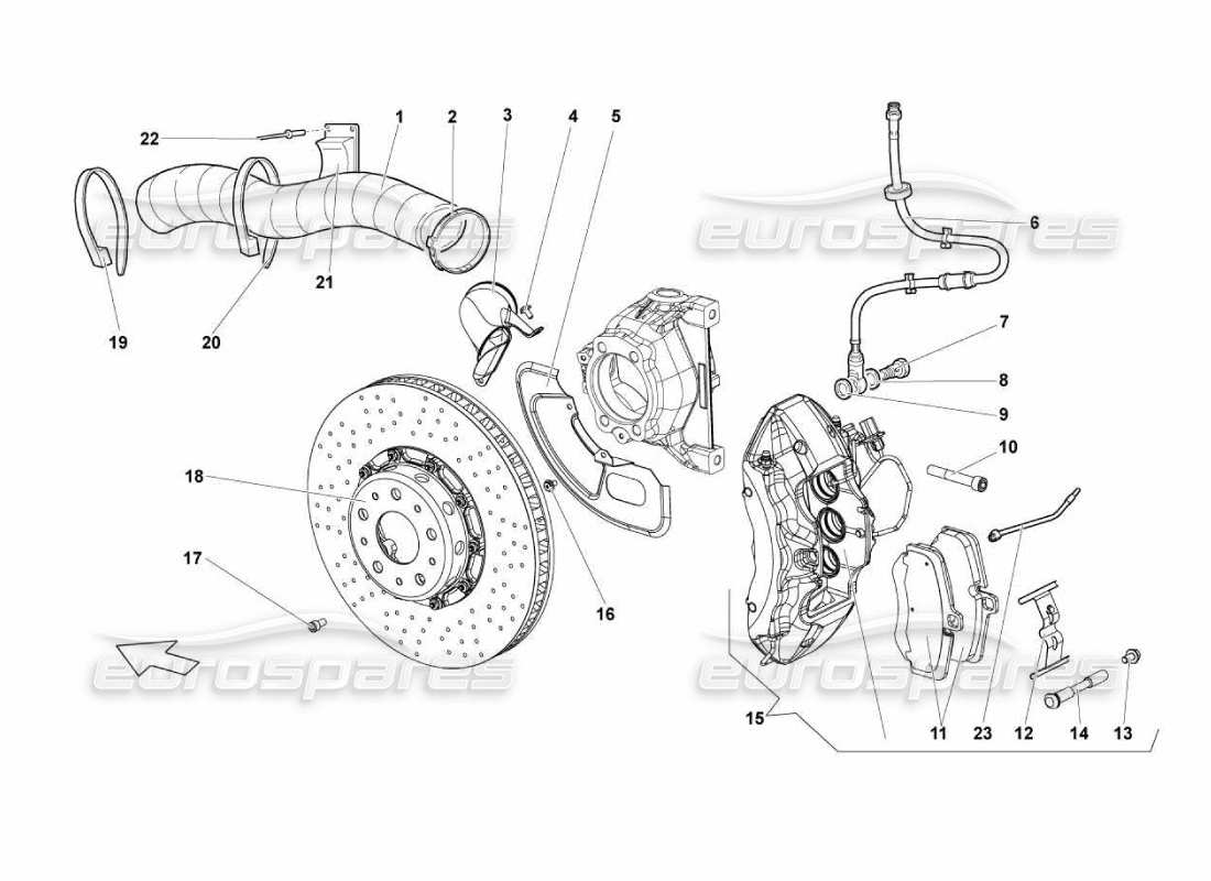 part diagram containing part number n245226