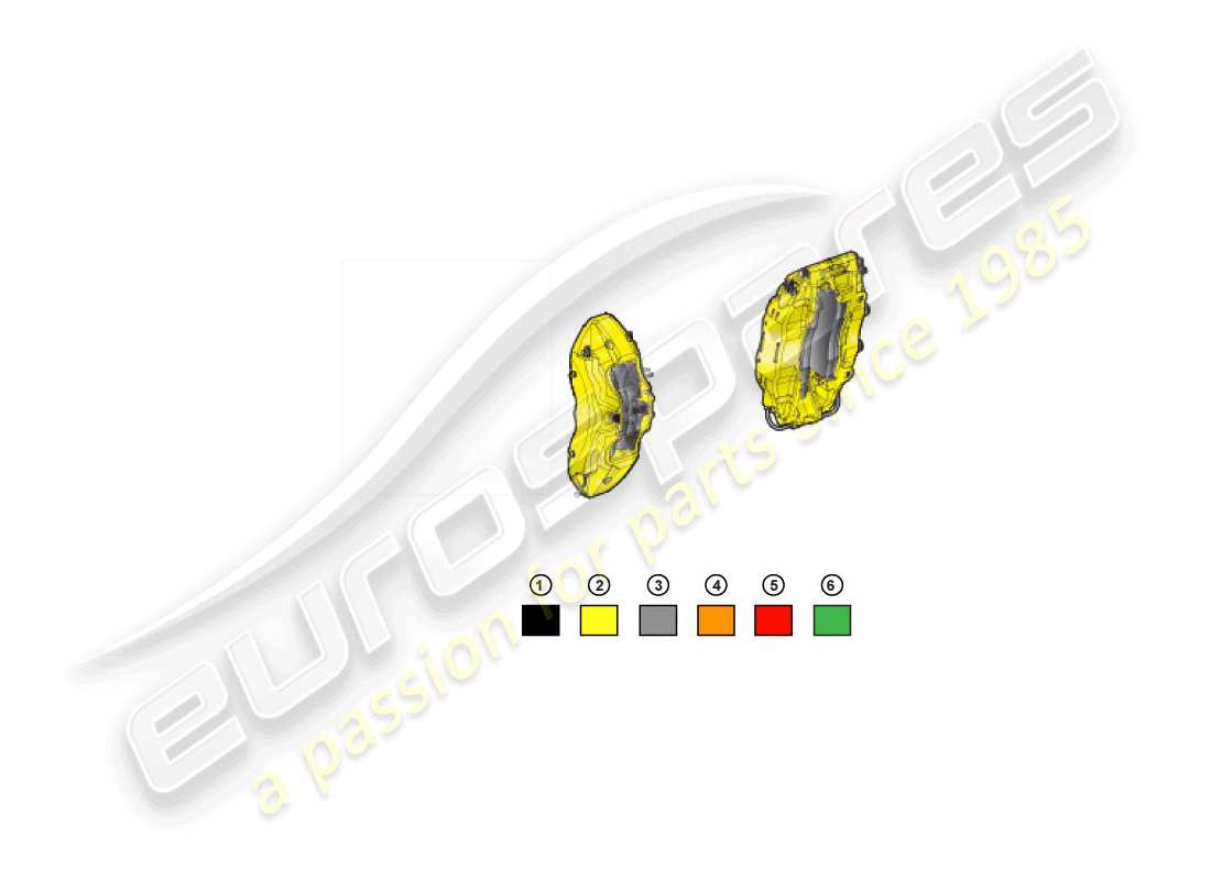 a part diagram from the lamborghini huracan lp600-4 zhong coupe (accessories) parts catalogue
