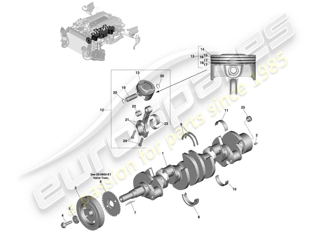 aston martin vanquish (2014) power conversion part diagram