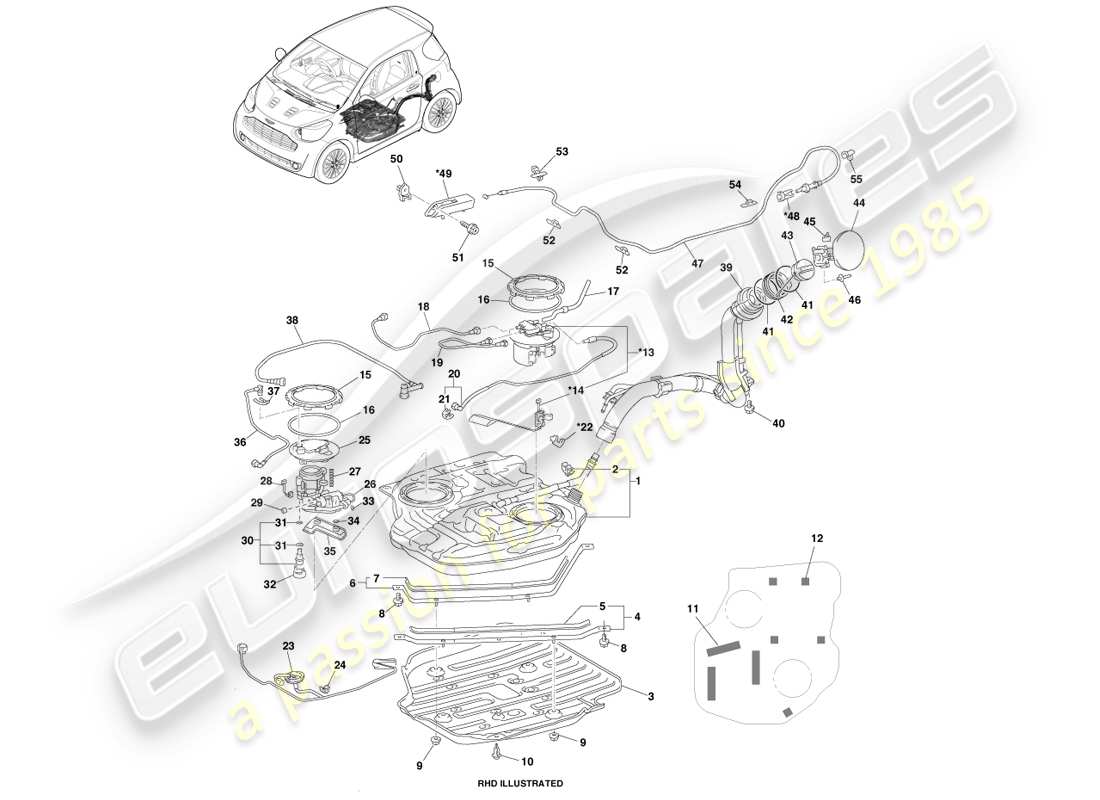 part diagram containing part number 77306-52040
