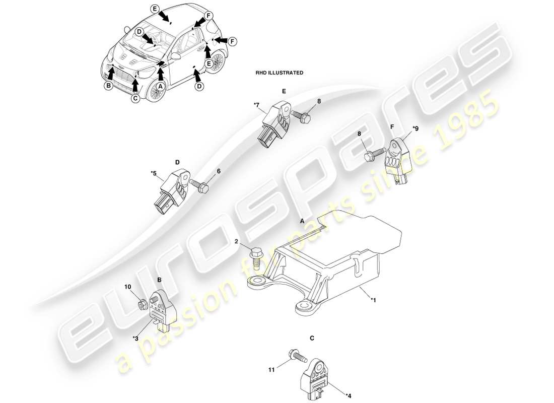 part diagram containing part number 89831-21010