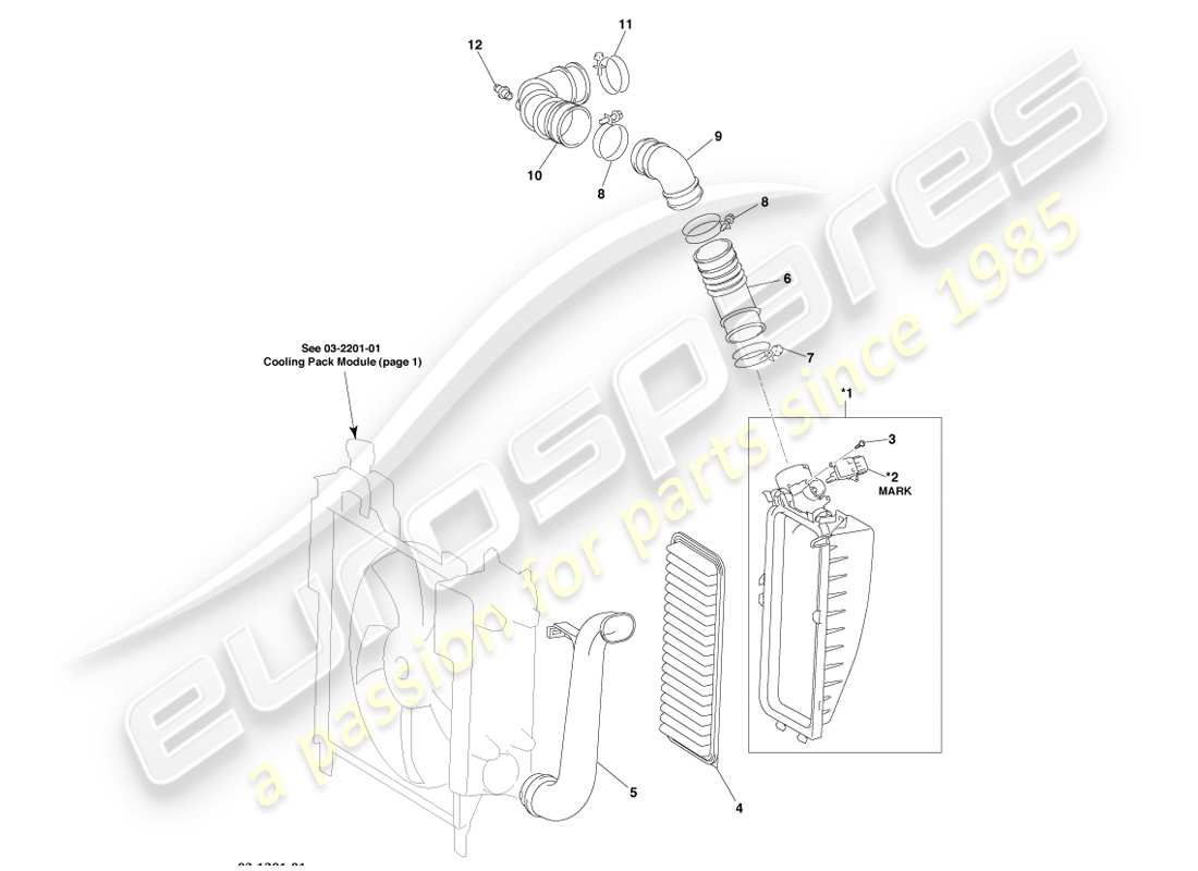 part diagram containing part number 22204-0v020
