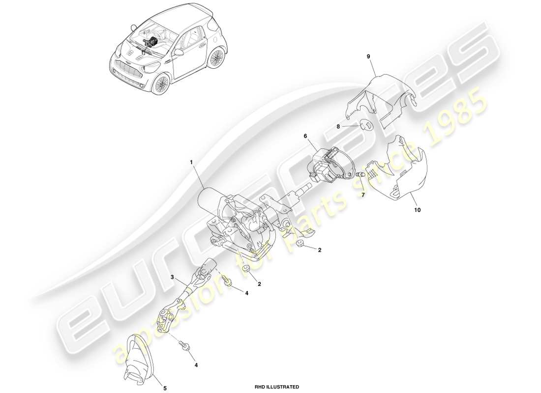 part diagram containing part number 45287-74020-c0
