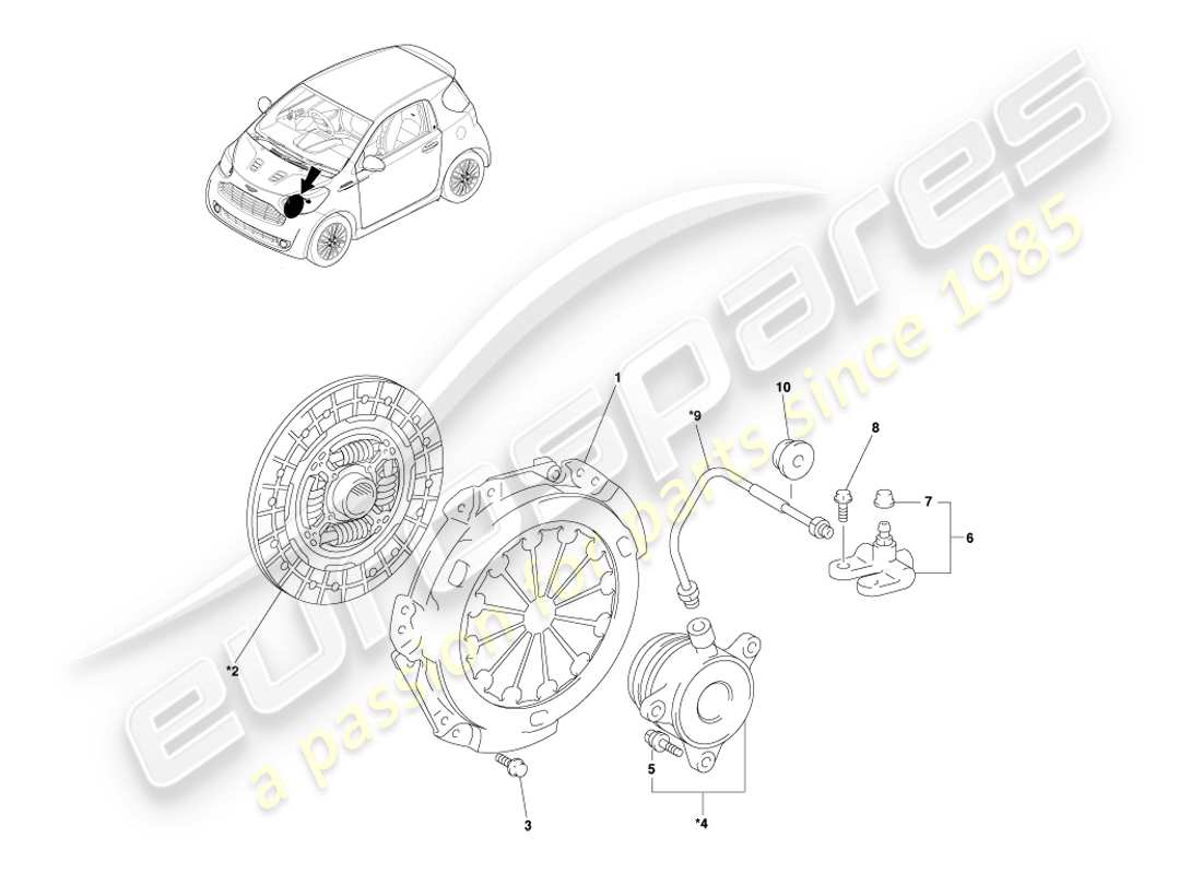 part diagram containing part number 31482-74030