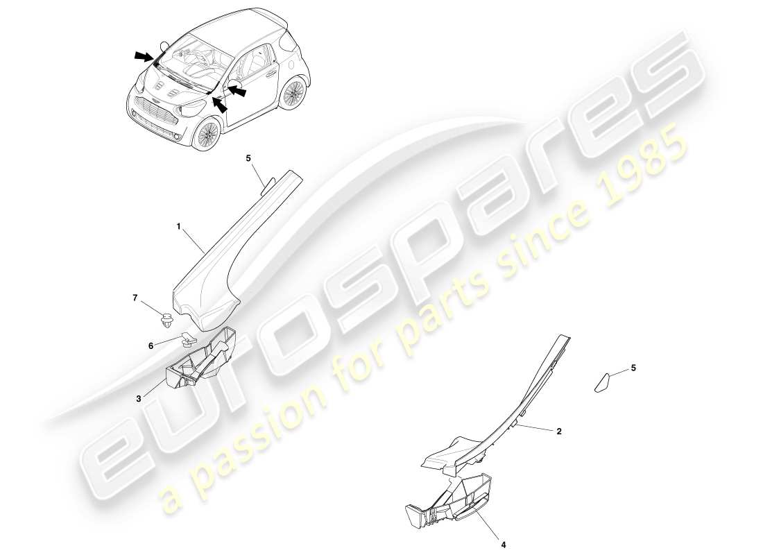 part diagram containing part number 55752-74010