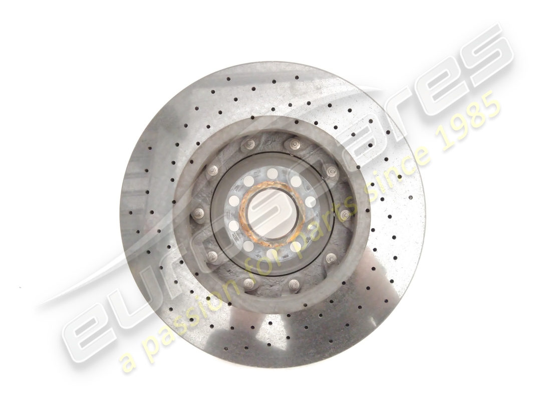 used lamborghini front rh ceramic brake disc (vented). part number 470615302g (3)