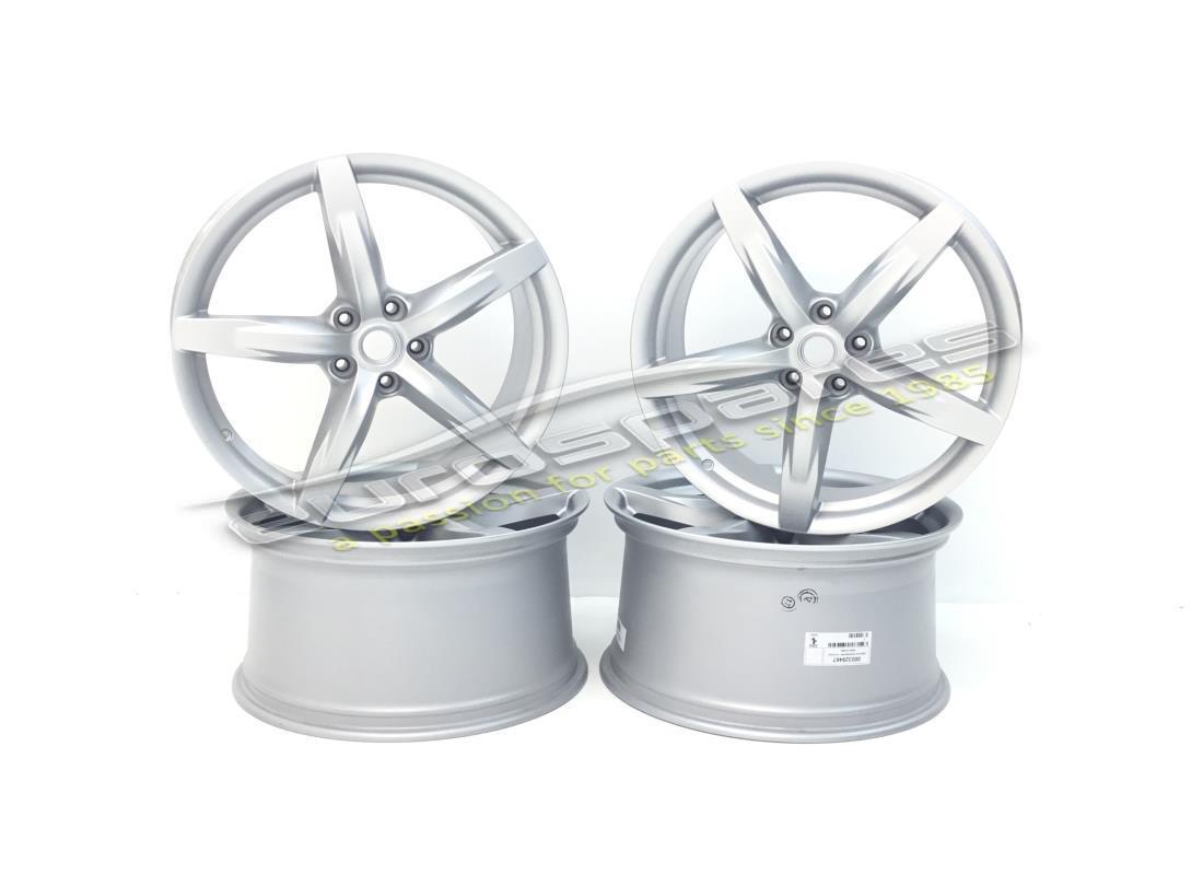 new ferrari gtc4lusso matt silver rims k. part number 70004725 (2)