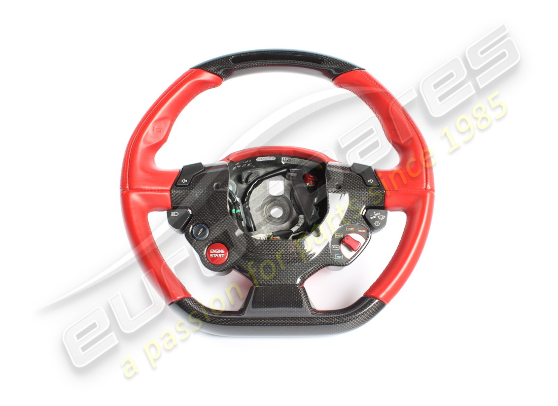 used ferrari complete steering wheel - nero [black]. part number 87233700 (1)