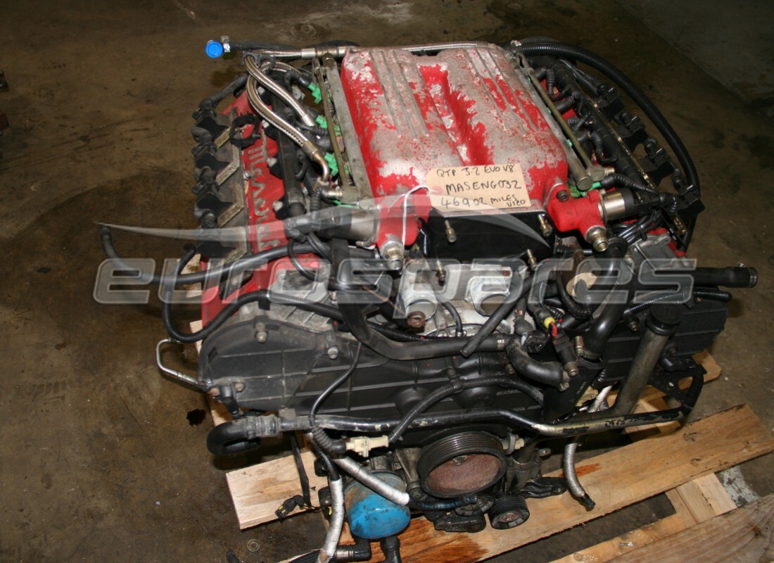 USED Maserati COMPLETE ENGINE . PART NUMBER MASENG032 (1)