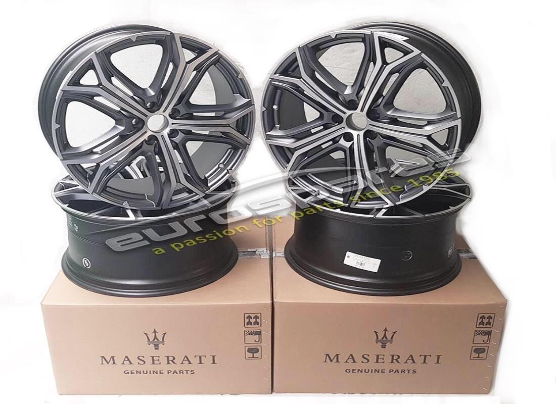 new maserati 21'' wheels set (helios). part number 980001198 (1)