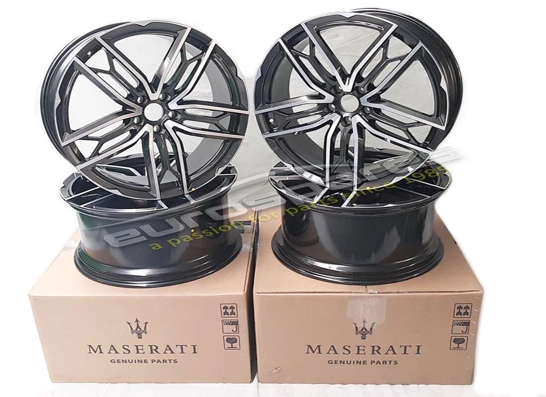 new maserati 21'' wheels set (atlante). part number 9801560711 (1)