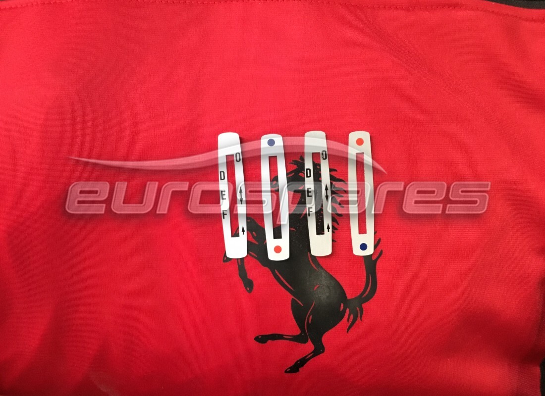 new ferrari lever plate label set. part number 20166302b (1)