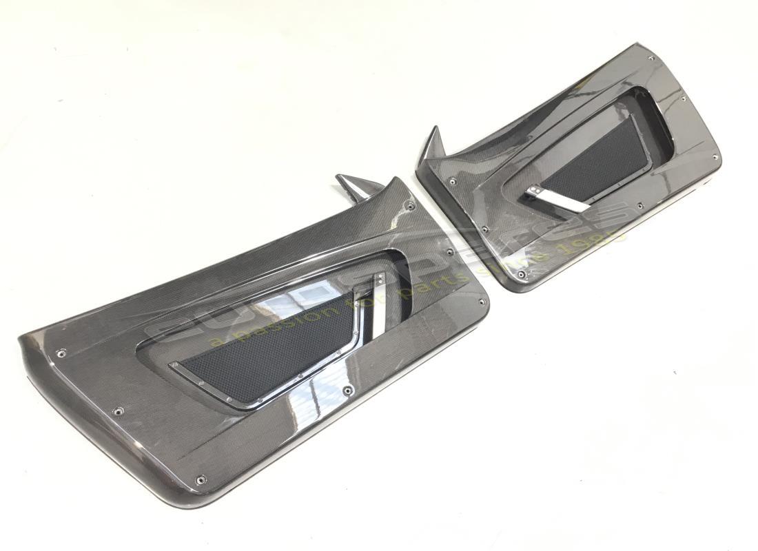 USED Ferrari PAIR CARBON DOOR PANELS . PART NUMBER 801210000 (1)