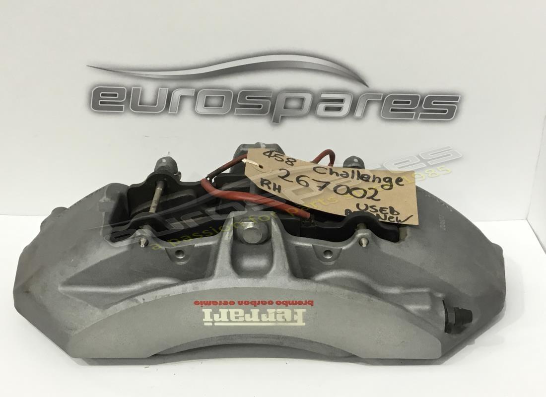 used ferrari front rh caliper with pads. part number 267002 (1)