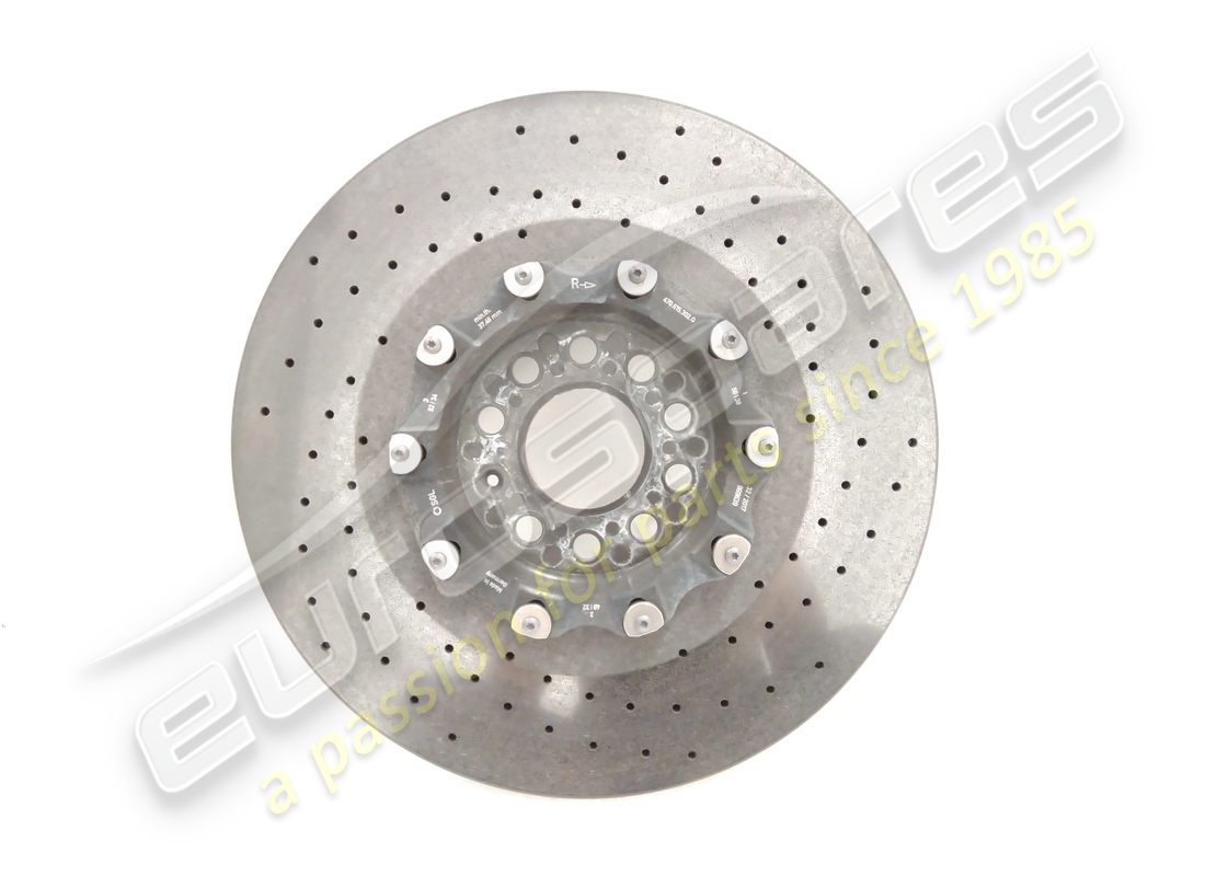 USED Lamborghini FRONT RH CERAMIC BRAKE DISC (VENTED) . PART NUMBER 470615302G (1)