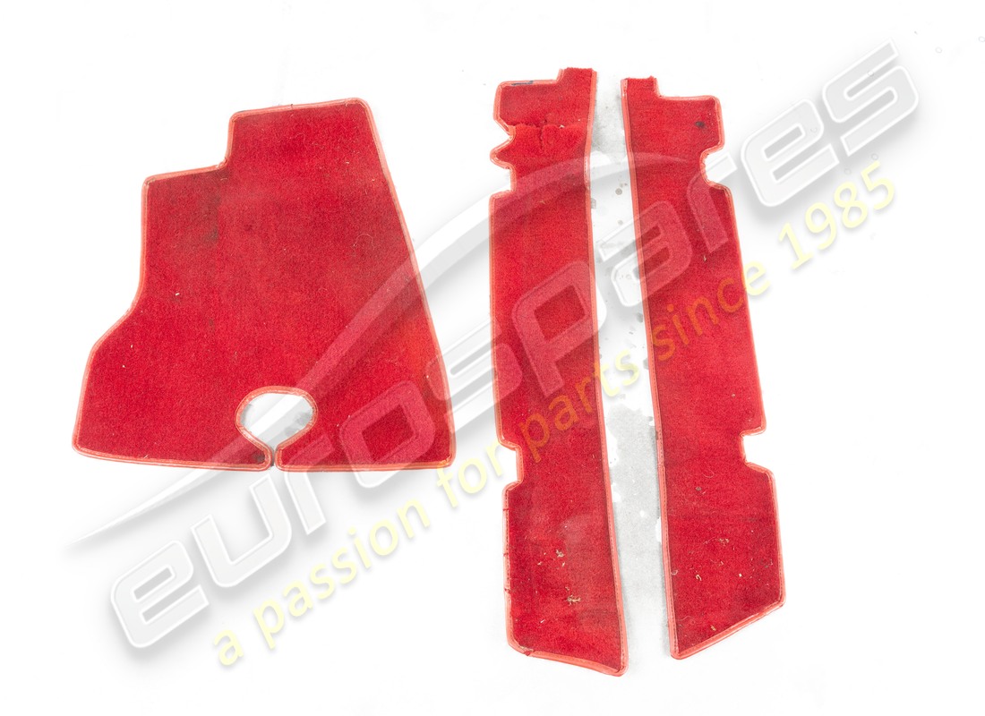 used ferrari front left & right carpet set. part number 95999641a (16)