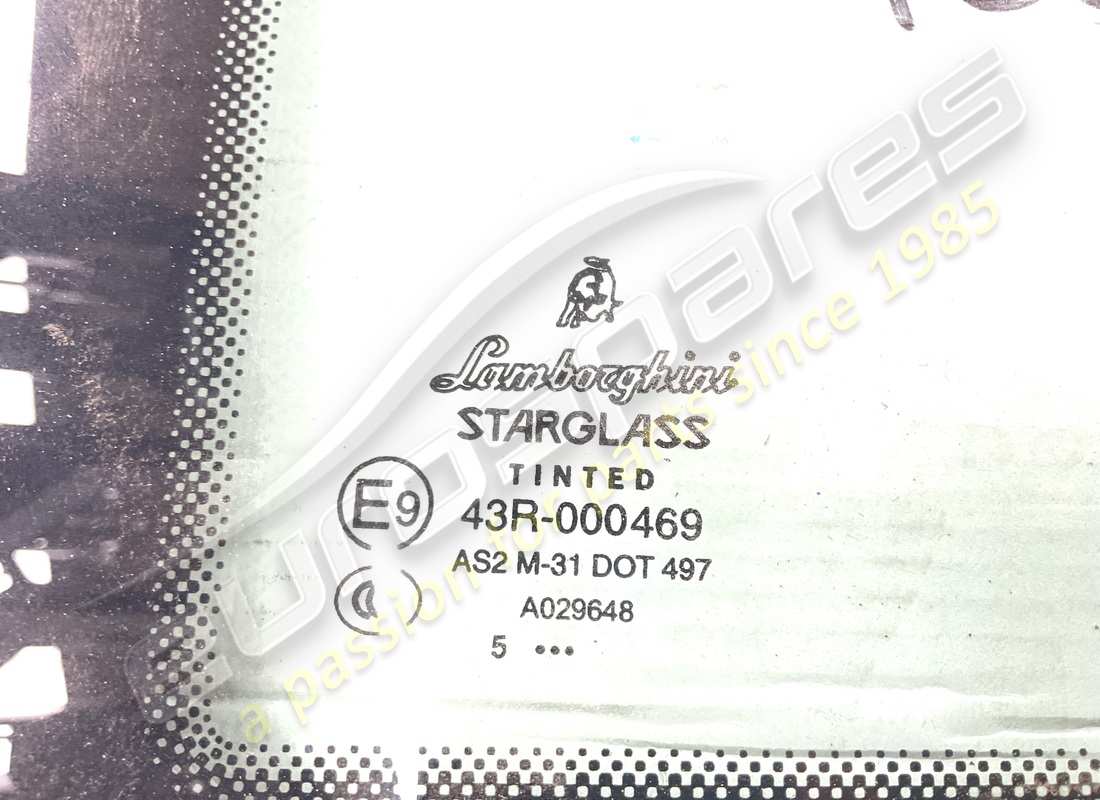 new lamborghini side window, rear. part number 408845299a (2)
