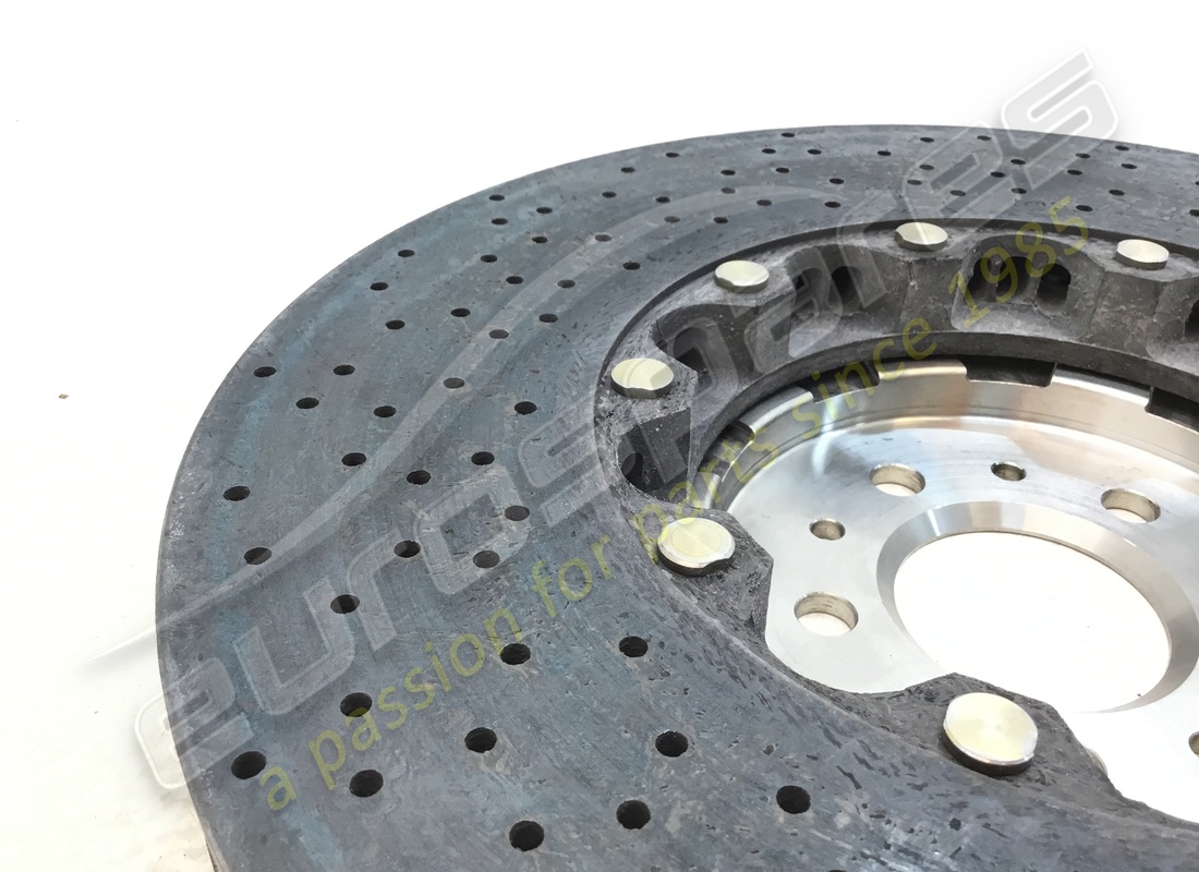 new (other) ferrari front brake discs, carbon ceramic. part number 225454 (4)