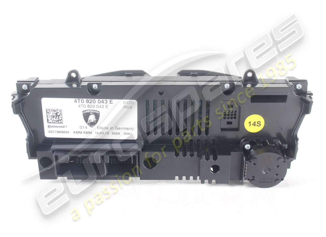 USED LAMBORGHINI A/C CONTROL. PART NUMBER 4T0820043E (5) used lamborghini a/c control. part number 4t0820043e (5)