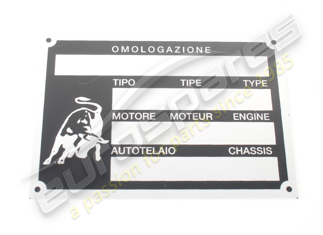 NEW EUROSPARES CHASSIS PLATE. PART NUMBER LPL001 (1) new eurospares chassis plate. part number lpl001 (1)
