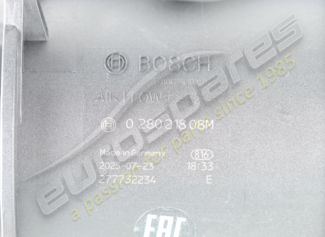 NEW BOSCH AIR FLOW METER. PART NUMBER 171707 (6) new bosch air flow meter. part number 171707 (6)