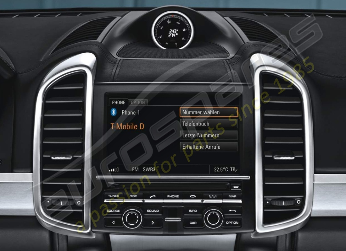 new porsche mobile phone preparation. part number 95804490012 (1)