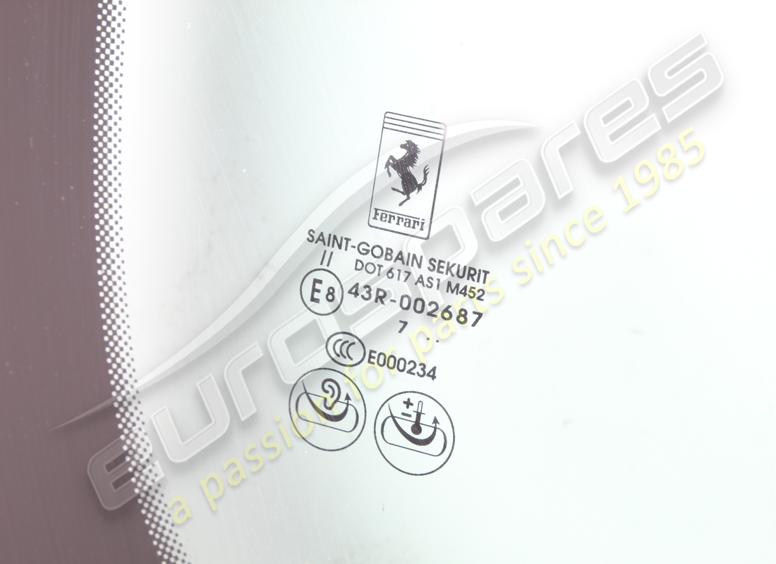 used ferrari windscreen. part number 81849900 (2)