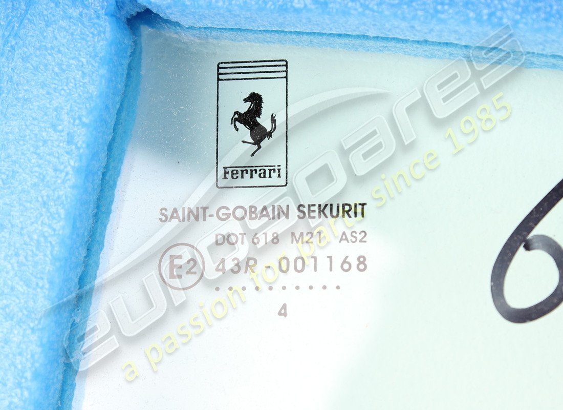 new (other) ferrari rh side glass. part number 68040400 (2)