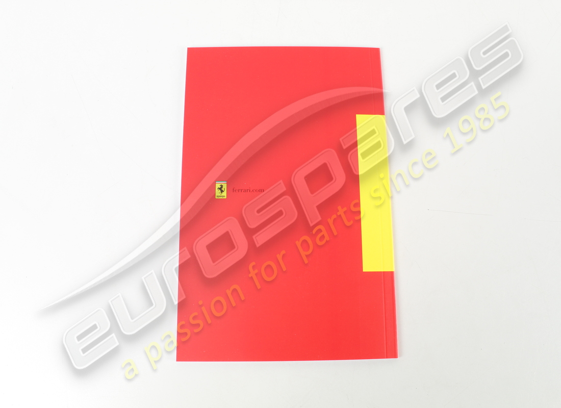 NEW FERRARI GENUINE MAINTENANCE HANDBOOK. PART NUMBER 84545300 (3) new ferrari genuine maintenance handbook. part number 84545300 (3)