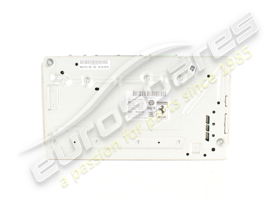USED FERRARI 16-CHANNEL AMPLIFIER. PART NUMBER 304218 (7) used ferrari 16-channel amplifier. part number 304218 (7)