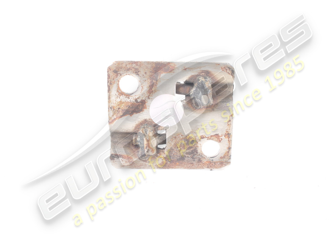 USED MASERATI STRIKER PLATE ON LID SAFETY LOCK. PART NUMBER 314320130 (3) used maserati striker plate on lid safety lock. part number 314320130 (3)