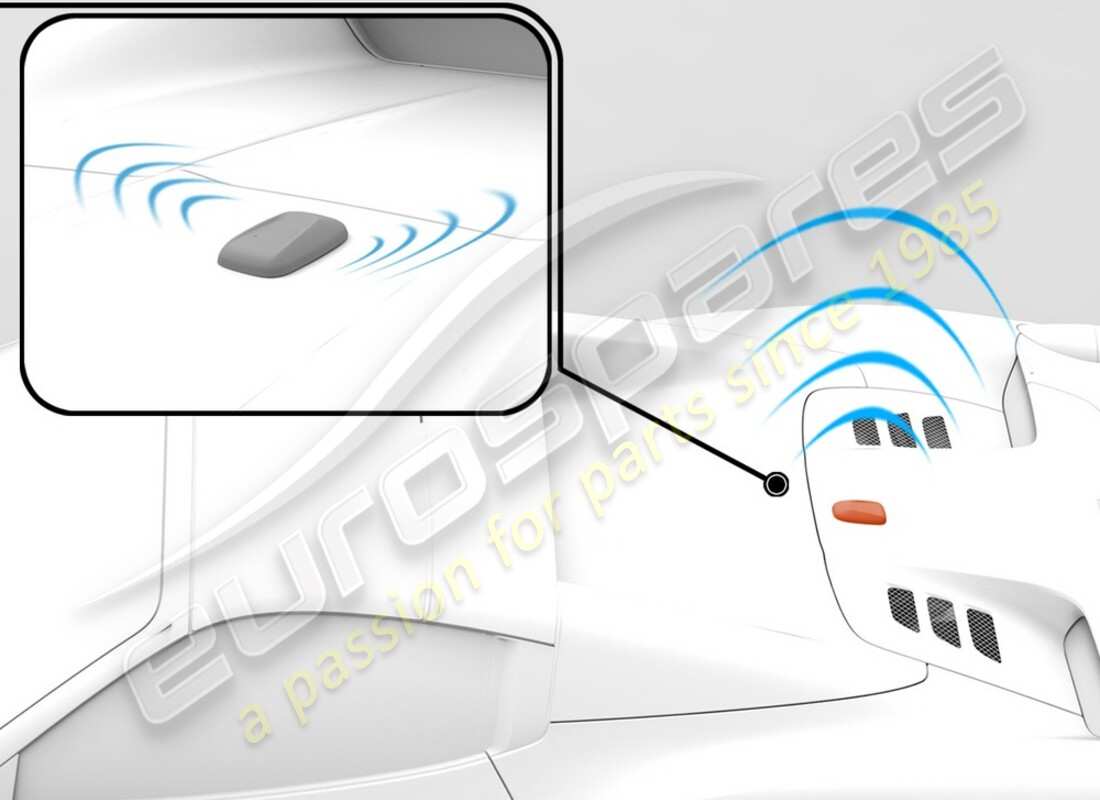new ferrari satellite antenna kit (sdars). part number 70003021 (1)