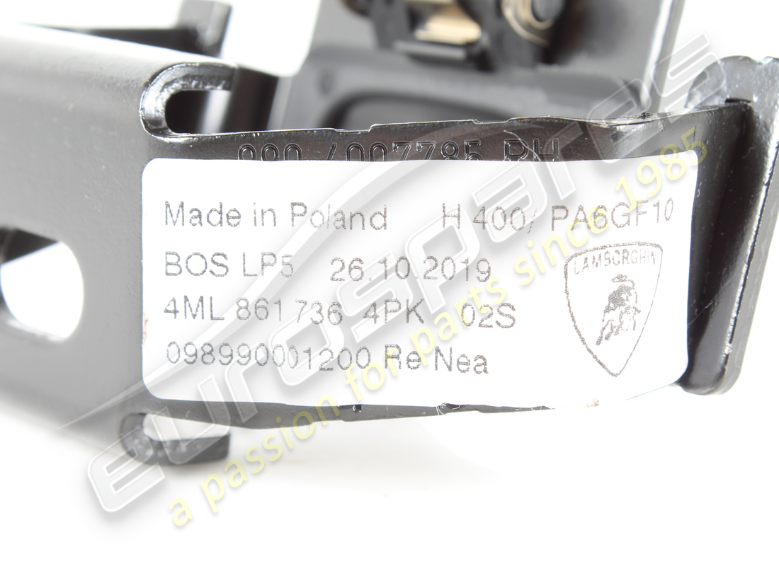 USED LAMBORGHINI HOOK EYE. PART NUMBER 4ML8617364PK (2) used lamborghini hook eye. part number 4ml8617364pk (2)