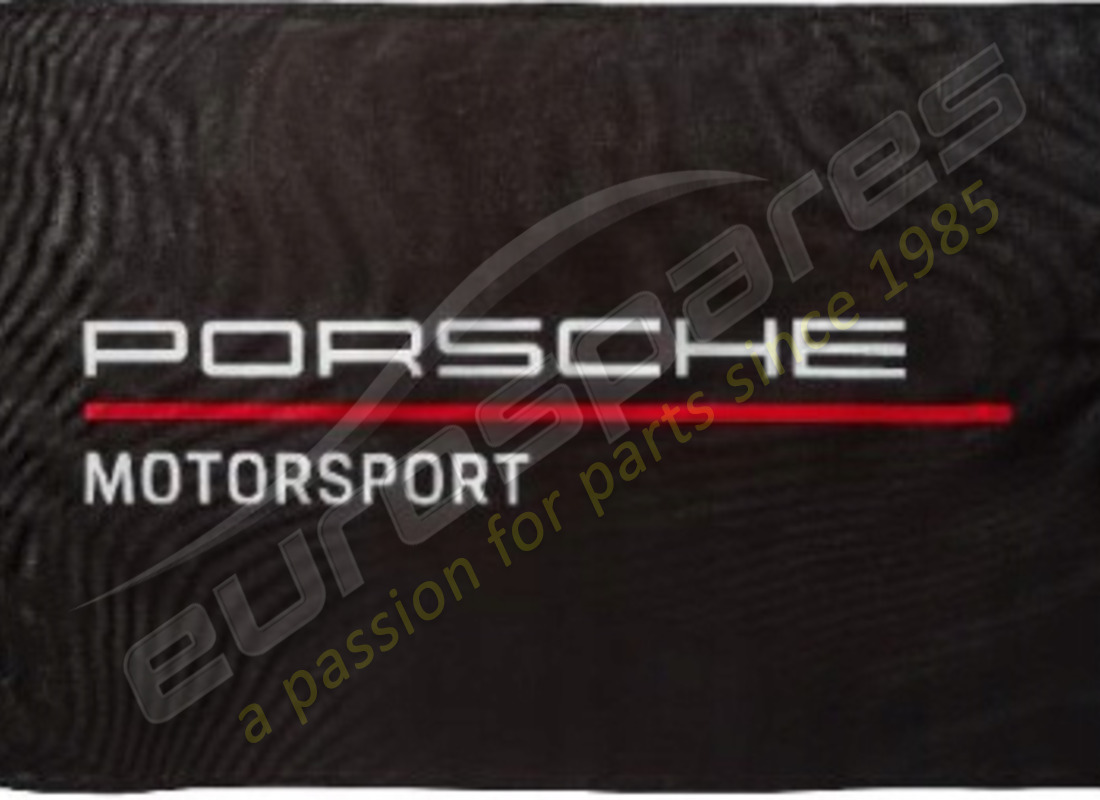 NEW PORSCHE *21 FLAG BLACK MOTORSPORT FANWEAR. PART NUMBER WAP0500070LFMS (1) new porsche *21 flag black motorsport fanwear. part number wap0500070lfms (1)