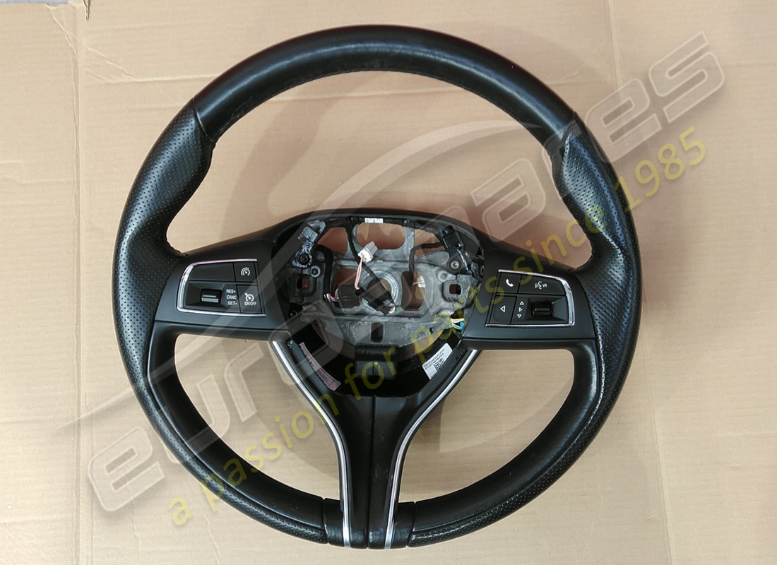 used maserati steering wheel black part number 670070927