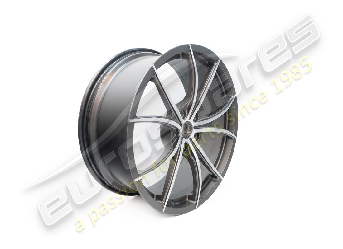 new ferrari wheel set (forged grigio corsa diamond polished) 20 inch with studs. part number 70002004 (6)