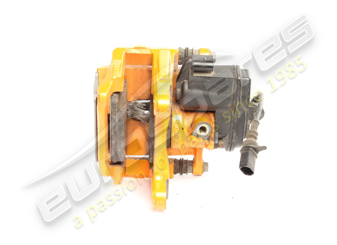 USED LAMBORGHINI PISTON HOUSING WITH E BRAKE AND CALIPER CARRIER. PART NUMBER EAP1450199 (2) used lamborghini piston housing with e brake and caliper carrier. part number eap1450199 (2)