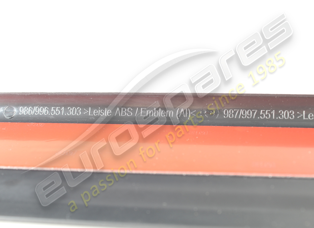 new porsche scuff plate - sill panel black. part number 98755130307a03 (5)