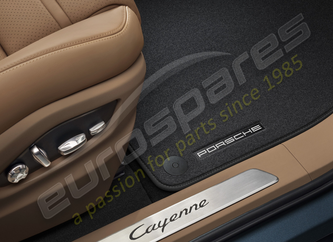 new porsche floor mats with nubuk surround (black). part number 9y2863011os5 (1)