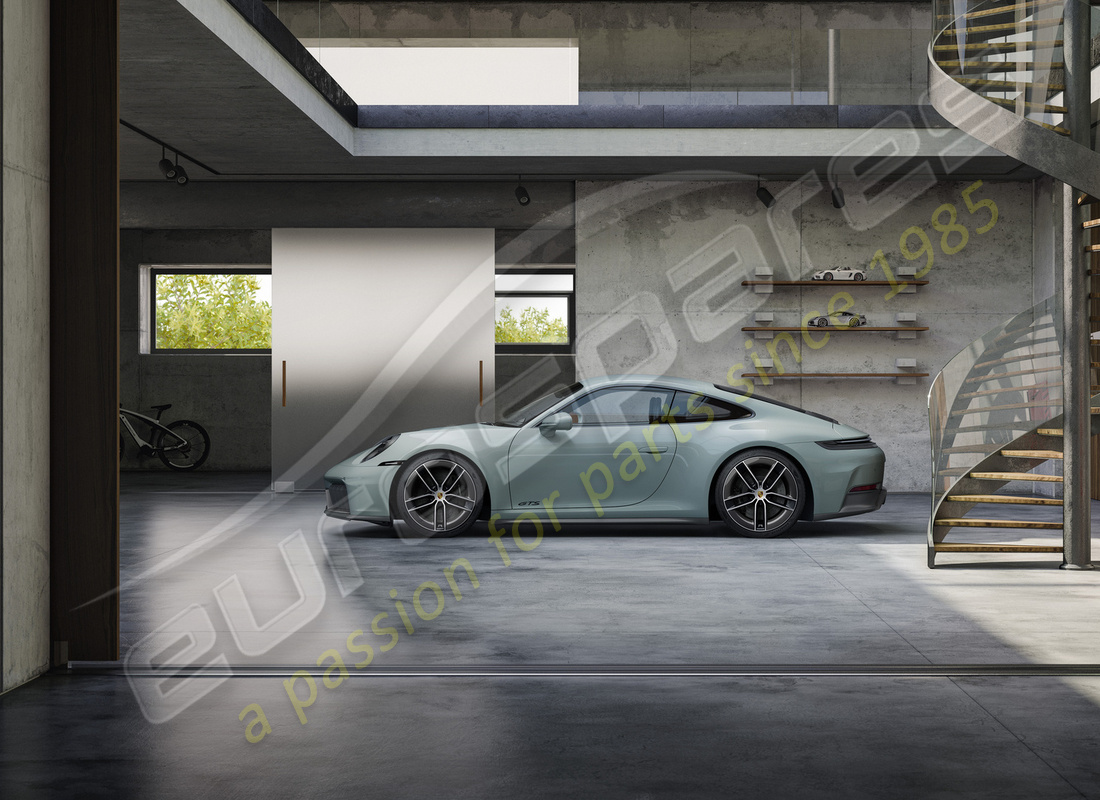 new porsche 20/21-inch carrera exclusive design summer wheel-and-tyre set with carbon blades. part number 992044665p (2)