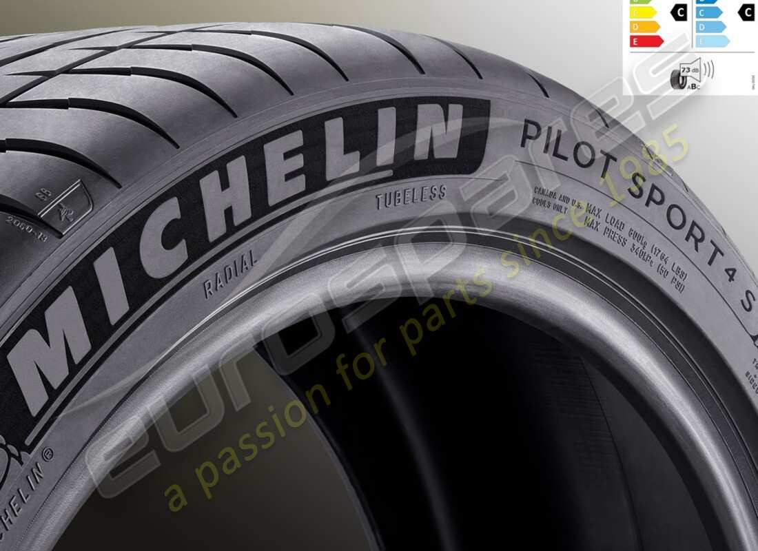 new ferrari michelin rear summer tyre pilot sport 4s k1, 305-35 zr20 (107y). part number 784514 (1)