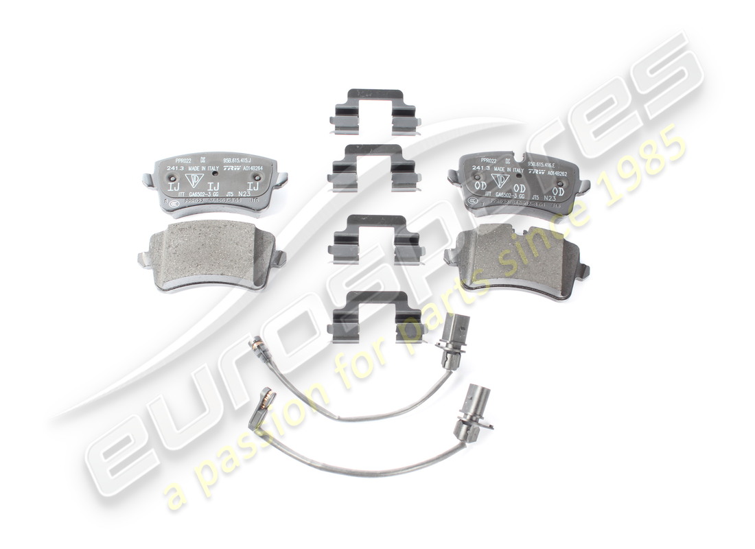 NEW PORSCHE 1 SET OF BRAKE PADS. PART NUMBER 95B698451H (1) new porsche 1 set of brake pads. part number 95b698451h (1)