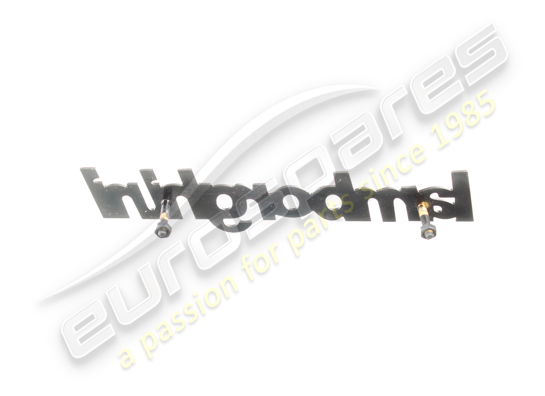 new oe lamborghini black plate. part number 006105532 (2)