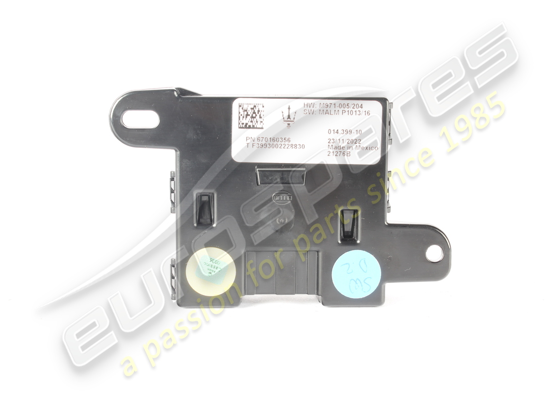 USED Maserati ALM ECU . PART NUMBER 670160356 (1)