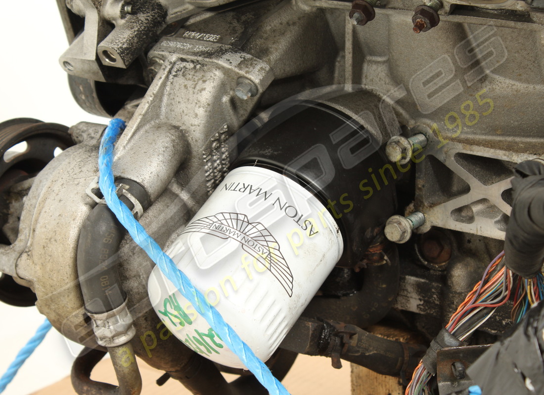 used aston martin db9 engine assembly 6.0l v12. part number 7g436007aa (7)
