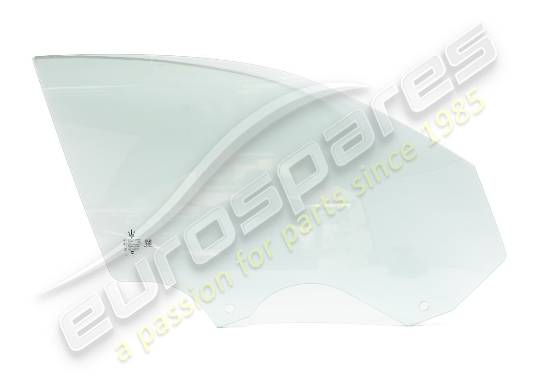 new maserati front rh door window glass. part number 670157148 (1)