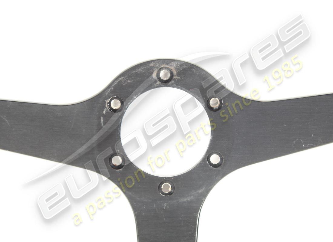 USED FERRARI MOMO BLACK STEERING WHEEL ONLY. PART NUMBER 119038 (2) used ferrari momo black steering wheel only. part number 119038 (2)