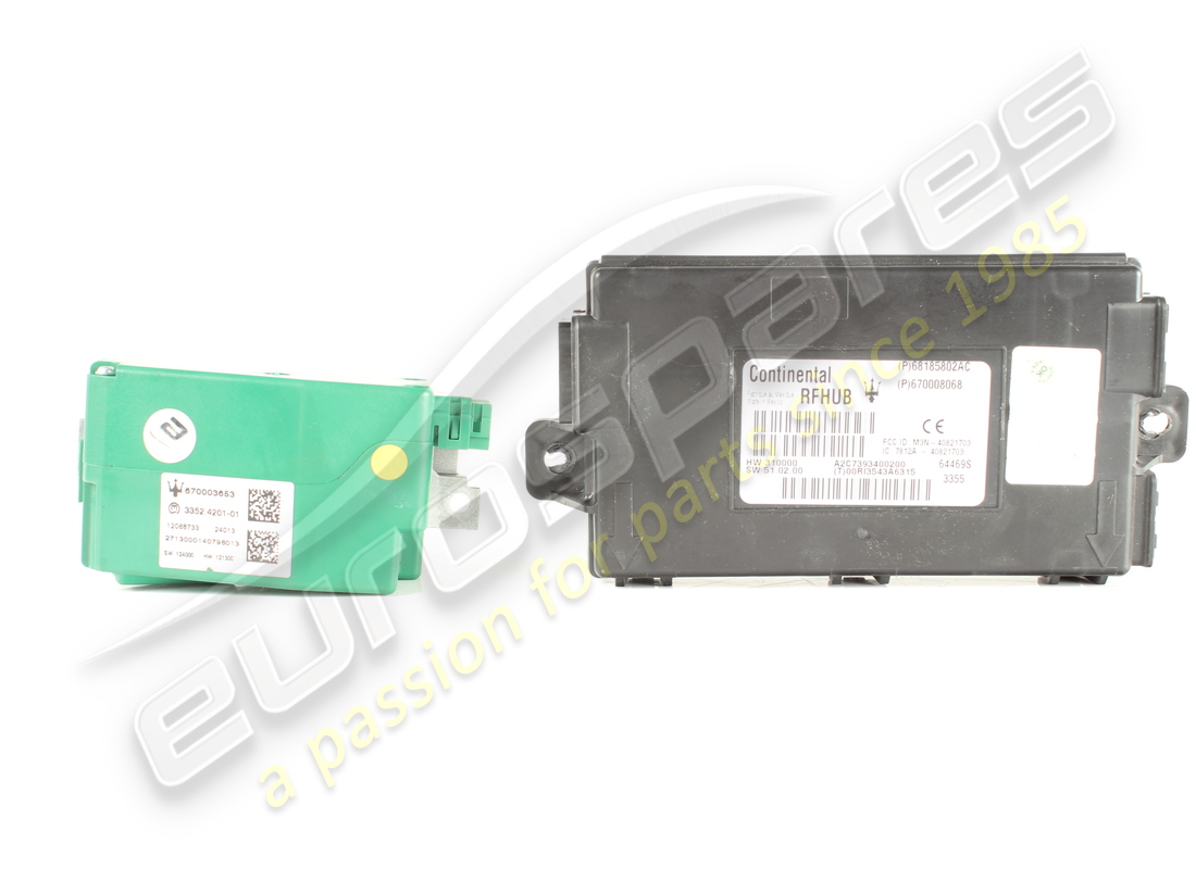 USED Maserati STEERING LOCK MODULE + RF-HU . PART NUMBER 980157000 (1)