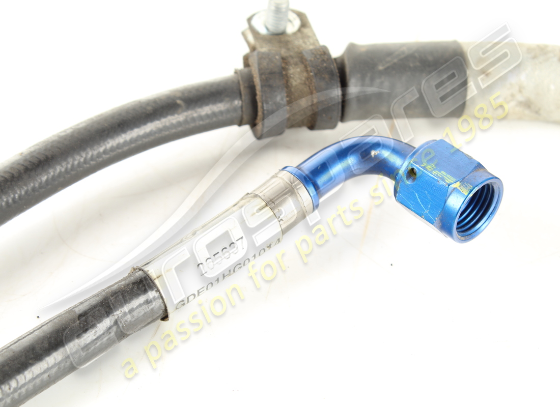 USED FERRARI PIPE FROM RH REAR LIFTER STR. PART NUMBER 265637 (2) used ferrari pipe from rh rear lifter str. part number 265637 (2)